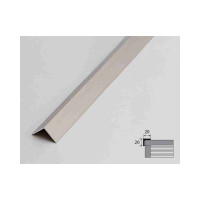 Профиль угловой алюминиевый (5 шт, 20х20х1,5 мм, 2,7 м, анодированный, Серебро) ЛУКА УТ000011879