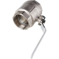 Шаровой кран STI Ду80 Ру16 муфтовый (муфта-муфта) рычаг D160-02824