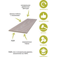 Панели 3D МДФ Ясень Сонома Стильный Дом v530255