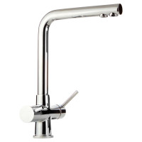 Смеситель для кухни VERAGIO MILANO совмещенный с краном для питьевой воды, высокий излив, хром 30019