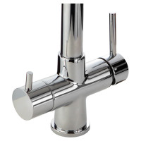 Смеситель для кухни VERAGIO MILANO совмещенный с краном для питьевой воды, высокий излив, хром 30019