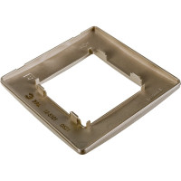 Рамка для розеток и выключателей ЭРА Серия 12 12510104 на 1 пост, Сатин, шампань Б0052502