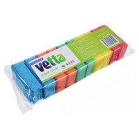 Набор губок для мытья посуды VETTA Прима 10 шт, 8x5х2.5 см 441-081