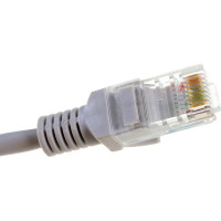 Патч-корд ЭРА Simple PC-1U-A U/UTP категория 5e, длина 1 метр, неэкранированный, серый, Б0051370