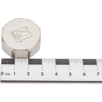 Латунная заглушка STI Ду20 (3/4") Ру16 внутренняя резьба никелированная D270-00247