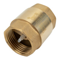 Обратный пружинный клапан STI Ду25 Ру16 латунный с пластиковым штоком D100-01357