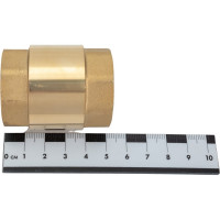 Обратный пружинный клапан STI Ду25 Ру16 латунный с пластиковым штоком D100-01357