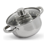 Кастрюля Pomi d'Oro с крышкой 18 см, 2,2 л P595724 Laura