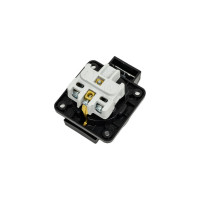 Щитовая внешняя розетка NE-AD 1х16 A с крышкой IP 44 2001-S