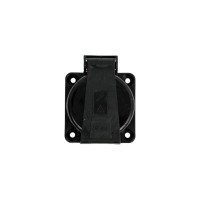 Щитовая внешняя розетка NE-AD 1х16 A с крышкой IP 44 2001-S