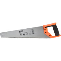 Ножовка по дереву и пластику TDM ELECTRIC 400 мм, закаленные зубья, прорезиненная рукоятка, "Алмаз" SQ1035-0102