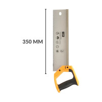 Набор TDM ELECTRIC Пила обушковая по дереву/пластику 350 мм и стусло, закаленные зубья, "Алмаз" SQ1035-0104