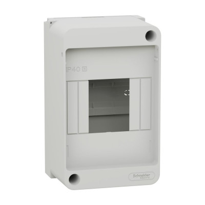 Навесной бокс Systeme Electric City9 Box без дверцы, 4 модуля EZ9EAA104