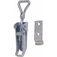 Замок для ящика VORMANN с регулирующим винтом, с выгнутой ответной частью 92/123х32 мм, оцинкованный 01203000/9018