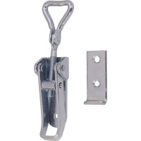 Замок для ящика VORMANN с регулирующим винтом, с прямой ответной частью 92/123х32 мм, оцинкованный 01203000/8018