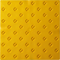 Тактильная плитка PALITRA TECHNOLOGY конусы шахматные 50245-3-PVC-300x300x4-Y-VI
