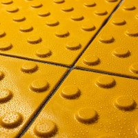 Тактильная плитка PALITRA TECHNOLOGY конусы шахматные 50245-3-PVC-300x300x4-Y-VI