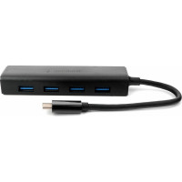 Концентратор USB 3.0 Gembird 4 порта, Type-C, с дополнительным питанием UHB-C364