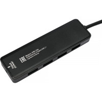 Концентратор USB 3.0 Gembird 4 порта, Type-C, с дополнительным питанием UHB-C364