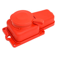 Штепсельная колодка Volsten Sb1-M1Z Red IP54 красная с заземлением модель РП 16-131 14437
