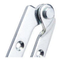 Петля для лестниц VORMANN прямая правая 205х18х12х5 мм, оцинкованная 00019 016 Z
