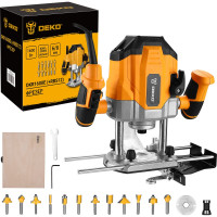 Фрезер DEKO DKR1600E, набор фрез RBS12 (12 предметов) 063-4221