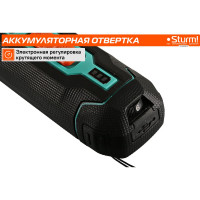 Аккумуляторная отвертка Sturm CD3404U2
