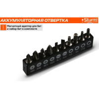 Аккумуляторная отвертка Sturm CD3404U2
