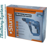Аккумуляторный перфоратор Sturm ! CRH1812