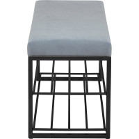 Обувница GreenWeen GARDA, черный/светло-голубой GW-GARDA-LB-850B