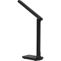 Настольный светодиодный светильник ЭРА NLED-495-5W-BK аккумуляторный, складной, черный Б0051473