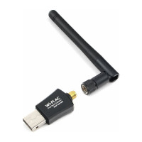 Сетевой двухдиапазонный Wi-Fi USB-адаптер Gembird 600 Мбит, USB, 802.11b/g/n/ac/а WNP-UA-009