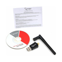 Сетевой двухдиапазонный Wi-Fi USB-адаптер Gembird 600 Мбит, USB, 802.11b/g/n/ac/а WNP-UA-009