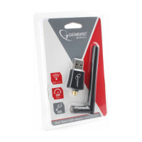 Сетевой двухдиапазонный Wi-Fi USB-адаптер Gembird 600 Мбит, USB, 802.11b/g/n/ac/а WNP-UA-009