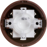 1-клавишный проходной выключатель Bylectrica А610-2261 10А, открытой установки, серия РЕТРО, коричневый, А610-2261