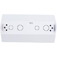 Угловой блок 2-местной розетки Bylectrica серия СТИЛЬ, белый, РА16-751