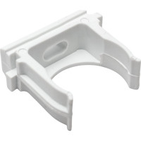 Крепеж-клипса для труб Урал ПАК белая, d25 мм, 10 шт. АТ-20125-010