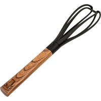 Венчик Mallony FORESTA из нейлона с пластиковой ручкой/дизайн под дерево 30x7 см 006463