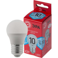 Светодиодная лампа ЭРА RED LINE LED P45 10W 840 E27 R 10Вт шар, нейтральная белая Б0050234