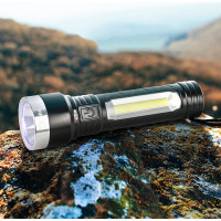 Универсальный аккумуляторный светодиодный фонарь ЭРА UA-501 COB+LED, 5 Вт, резина Б0052743