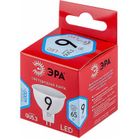 Светодиодные лампочки ЭРА ЭКО LED MR16 9W 840 GU5.3 R 9Вт софит, нейтральный холодный белый Б0050199