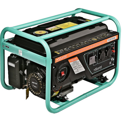 Бензогенератор Sturm 3500 ВА, AVR (Авто. Рег.Напр.), ручн старт, 42 кг, бак 15л PG8735N