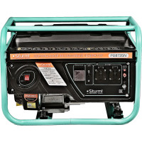 Бензогенератор Sturm 3500 ВА, AVR (Авто. Рег.Напр.), ручн старт, 42 кг, бак 15л PG8735N