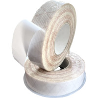 Клейкая лента для склейки мембраны и пароизоляции Tectis Sitko DUO 38 мм, 50 м, армированная, двусторонняя 90752