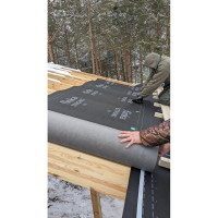 Клейкая лента для склейки мембраны и пароизоляции Tectis Sitko DUO 38 мм, 50 м, армированная, двусторонняя 90752