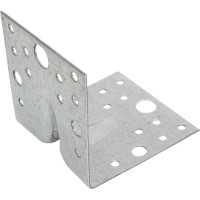 Усиленный уголок Bohrer оцинк., 80x80x80x1,5 мм KUU-80