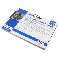 Набор метчиков и плашек Debever Machining Solutions М2 - М18, 110 предметов, метрическая резьба DB-S-TDM5110