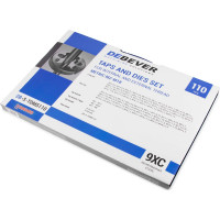 Набор метчиков и плашек Debever Machining Solutions М2 - М18, 110 предметов, метрическая резьба DB-S-TDM5110