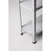 Стеллаж ООО ФУРАМА СТФ 2000x1000x500 мм, 6 полок, серый СТФ201050-6