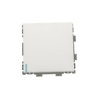 Одноклавишный проходной переключатель CGSS, белый "Практика" PL-W101-PWCG